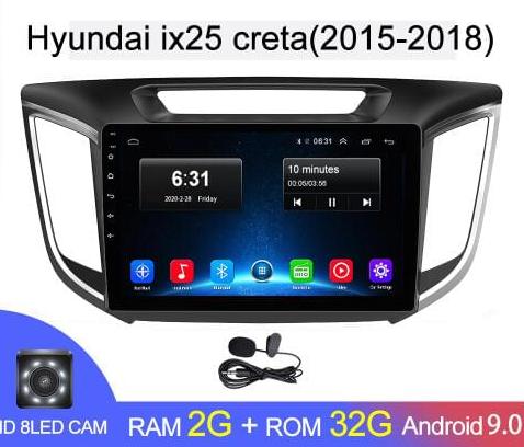  ��������� Android 1G-16G Hyundai ix25 35 Creta