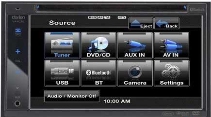  ��������� Clarion VX401E