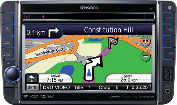  ��������� Kenwood DNX-520VBT