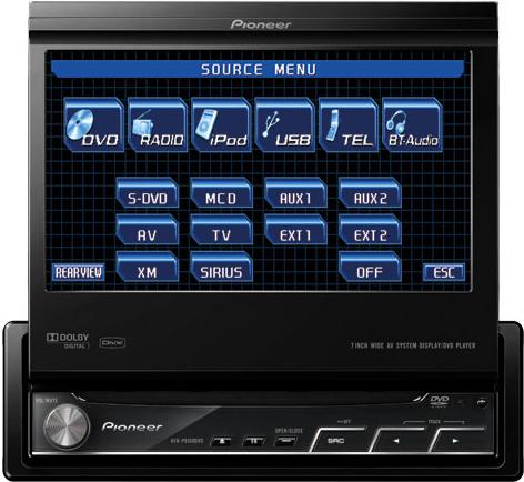  ��������� Pioneer AVH-P5100DVD